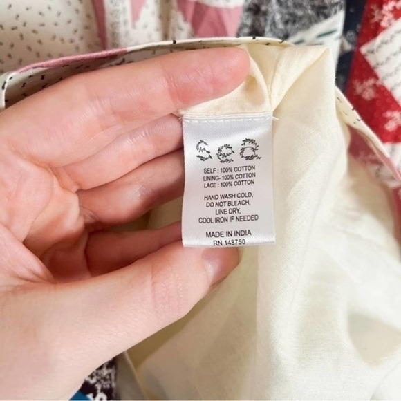 Sea New York Multicolor Patchwork Long Sleeve Dress - Picture 12 of 12